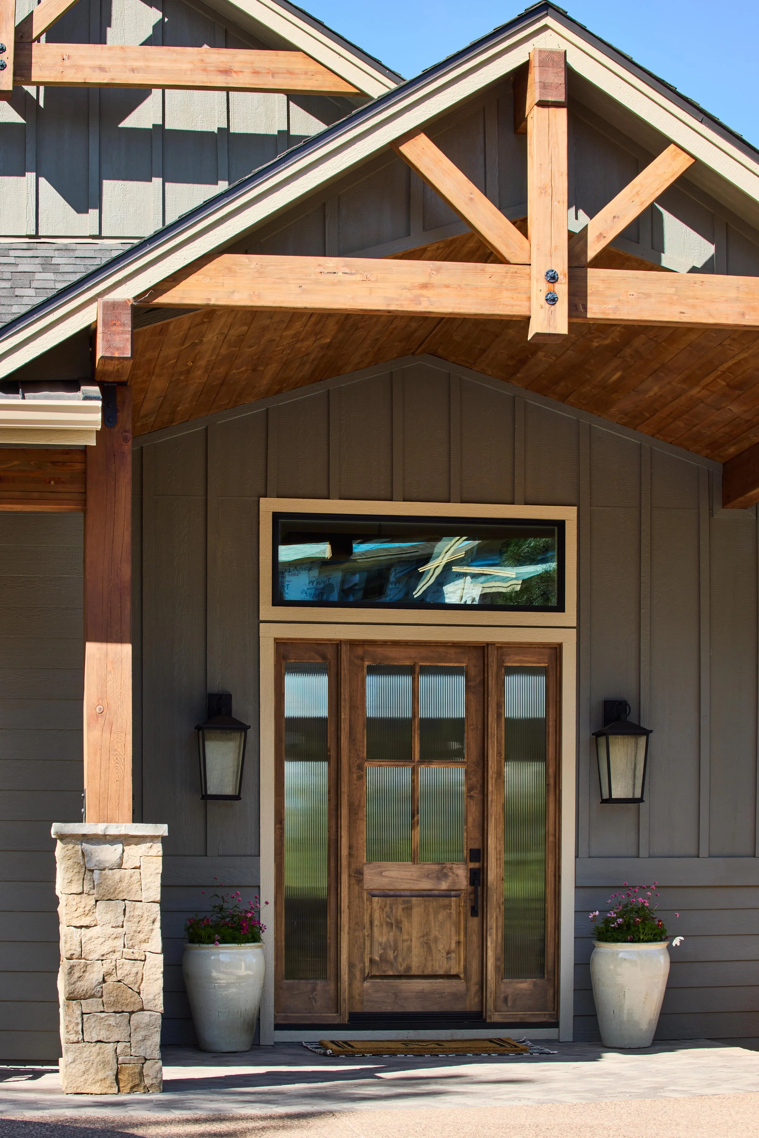 Come Inside: The Exterior, Entry, + Living Room | Flagstaff Ranch